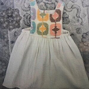 Colorful Patterned Kids Casual Dress